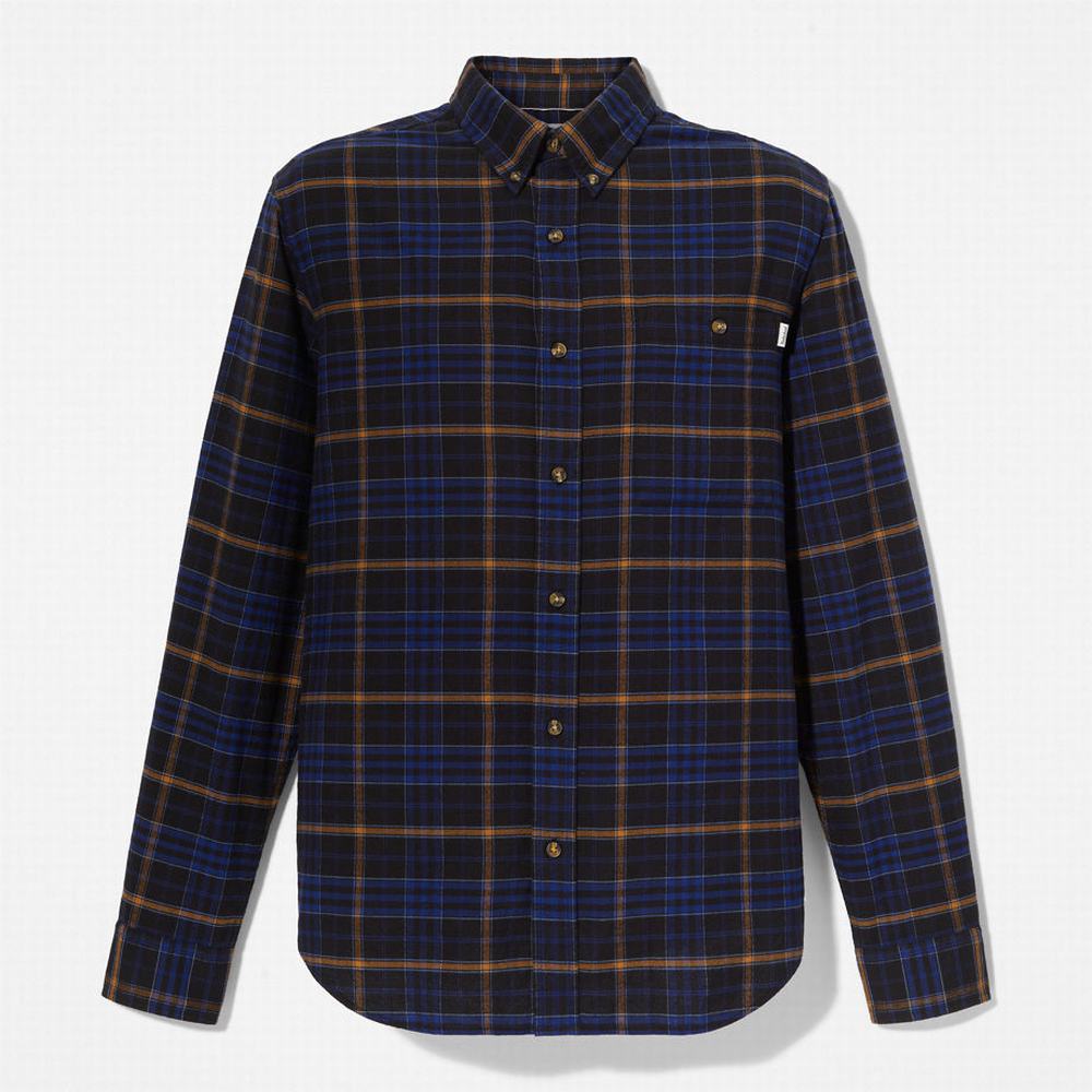 Kosele Timberland Tartan Shirt with SolucellAir™ Technológie Panske Čierne | BR5206814