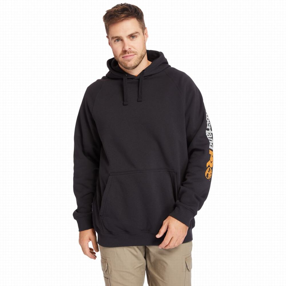 Mikiny S Kapucňou Timberland Big & Vysoke Timberland PRO® Hood Honcho Sport Panske Čierne | ES9760321