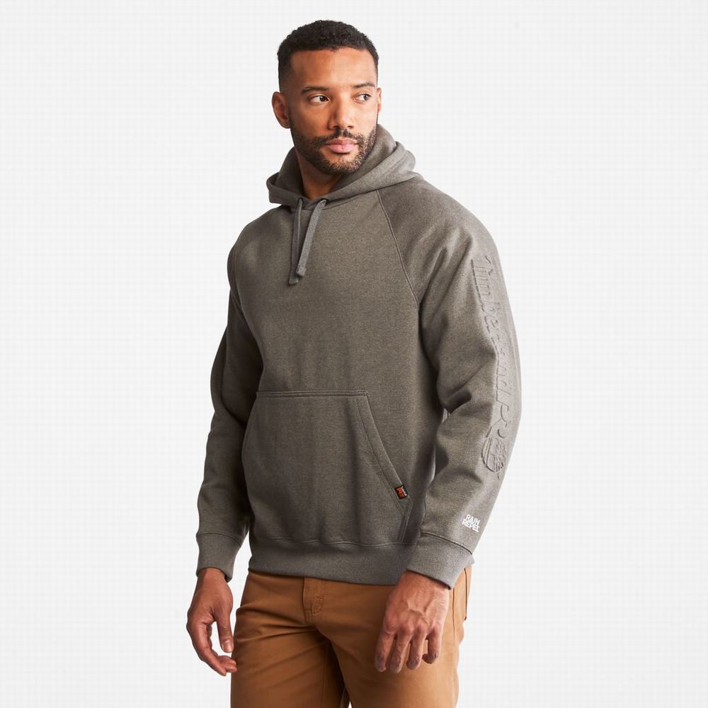 Mikiny S Kapucňou Timberland PRO® Hood Honcho Sport Embossed Logo Pullover Panske Tmavo Siva | BA9738014