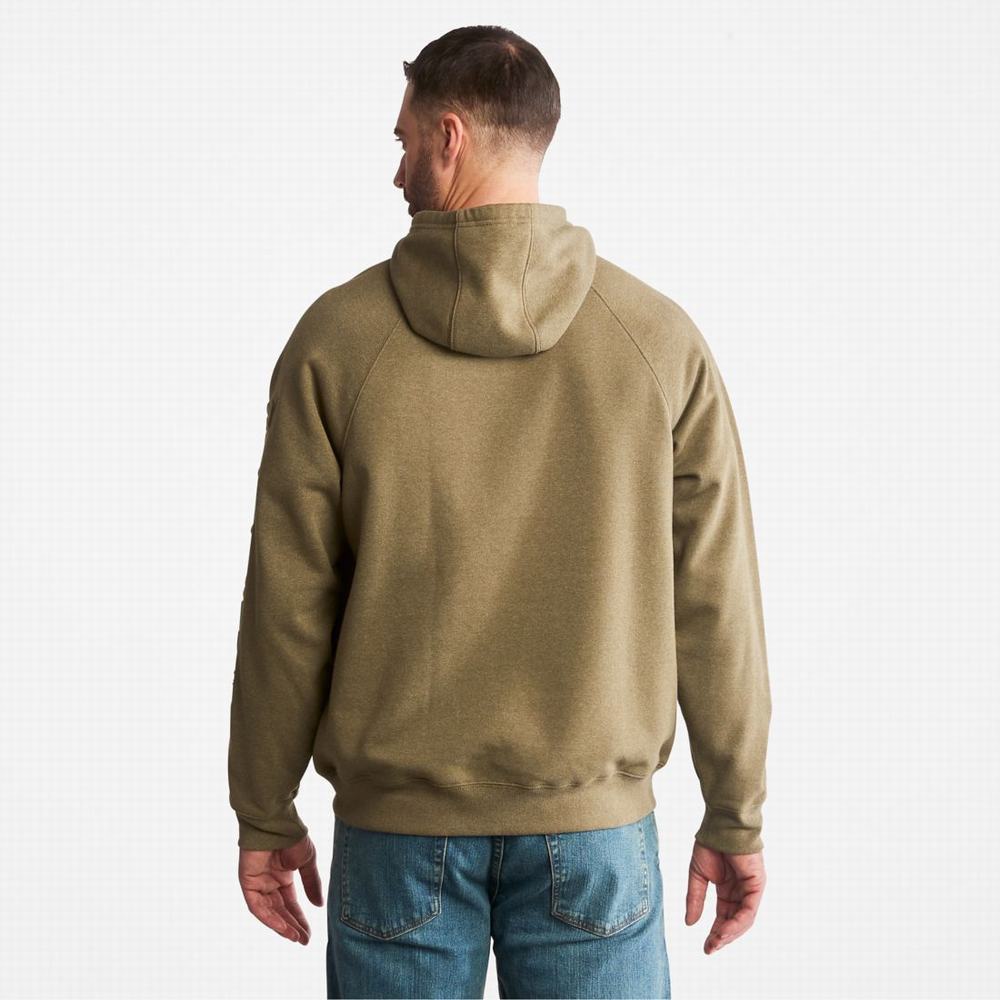 Mikiny S Kapucňou Timberland PRO® Hood Honcho Sport Embossed Logo Pullover Panske Olivovo Zelená | CH9583740