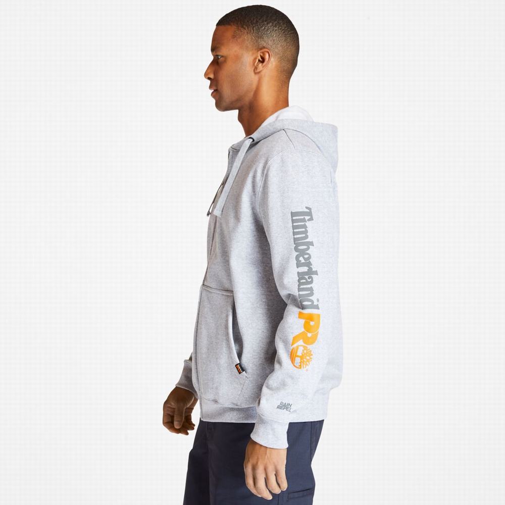 Mikiny S Kapucňou Timberland PRO® Hood Honcho Sport Zip-Front Panske Siva | EY9786304