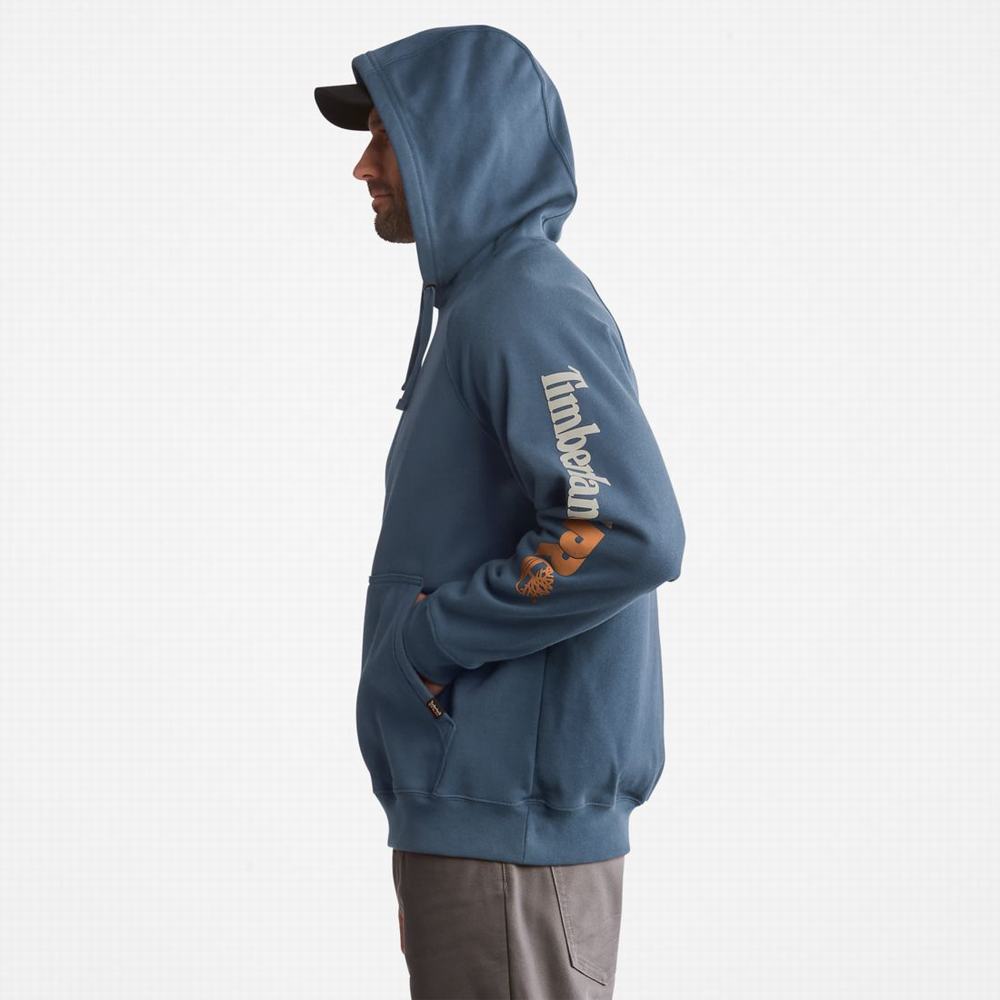 Mikiny S Kapucňou Timberland PRO® Hood Honcho Sport Panske Indigo | IQ2149376