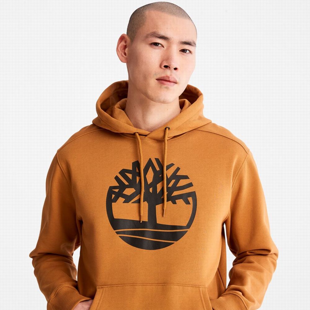 Mikiny S Kapucňou Timberland Tree-Logo Panske Hnede Čierne | MS2458109