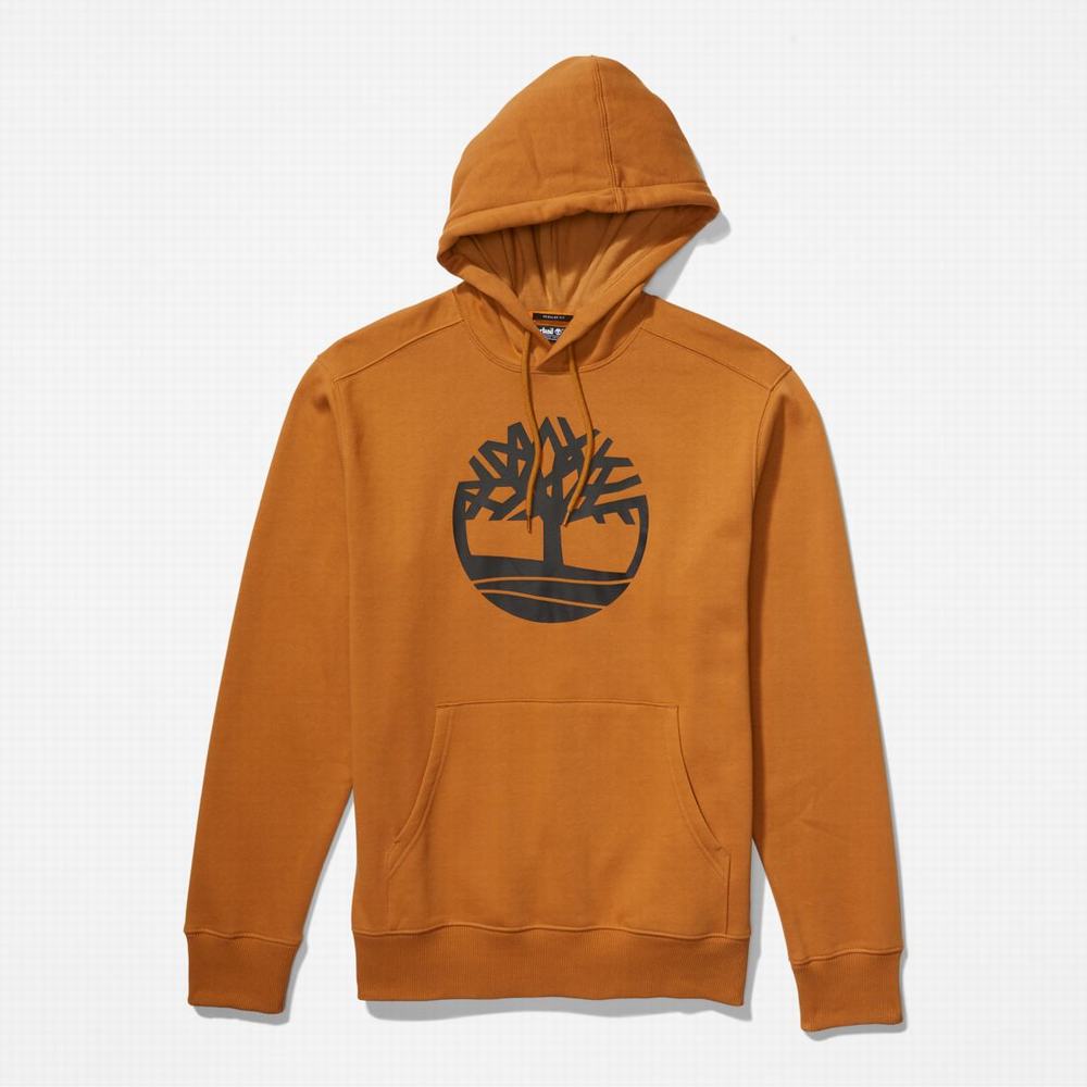 Mikiny S Kapucňou Timberland Tree-Logo Panske Hnede Čierne | MS2458109