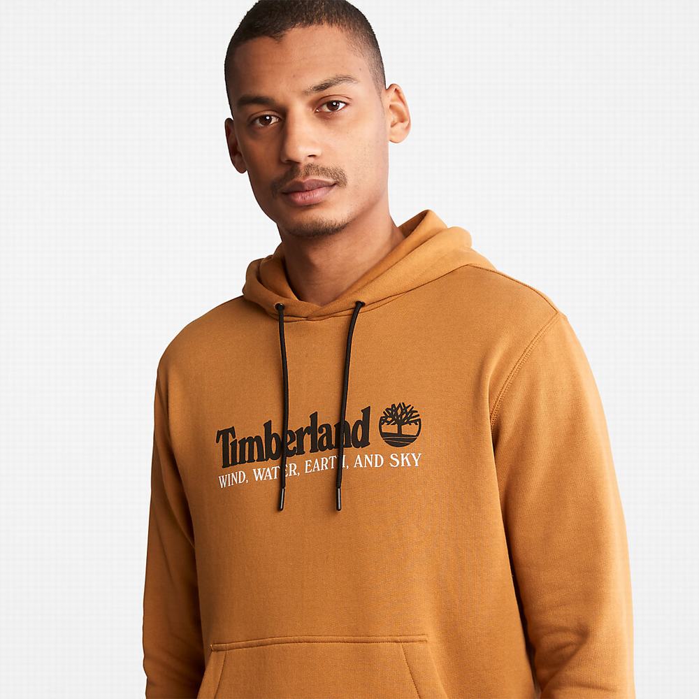 Mikiny S Kapucňou Timberland Vietor, Vody, Earth and Sky™ Panske Hnede | MB4371062