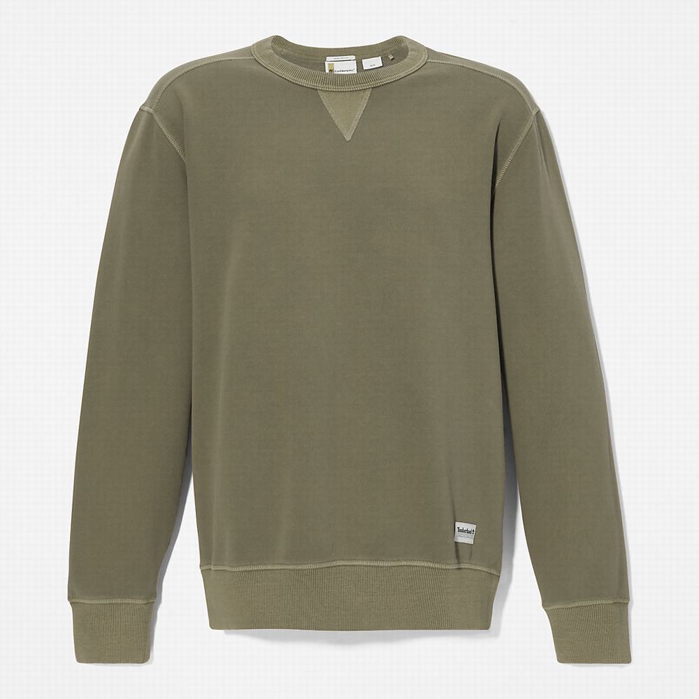 Mikiny Timberland GC Crewneck Panske Zelene | EC8913706