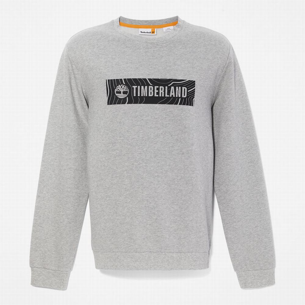 Mikiny Timberland Oyster River Logo Panske Siva | HZ7189652