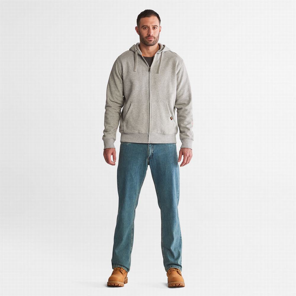 Mikiny Timberland PRO® Hood Honcho Zip Panske Siva | NJ1987045