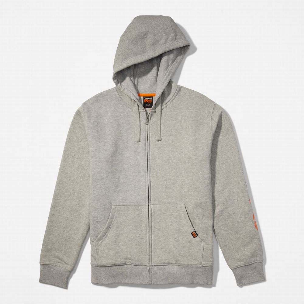 Mikiny Timberland PRO® Hood Honcho Zip Panske Siva | NJ1987045