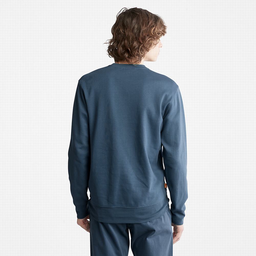 Mikiny Timberland Sweatshirt with TimberFresh™ Technológie Panske Modre | OD5902371