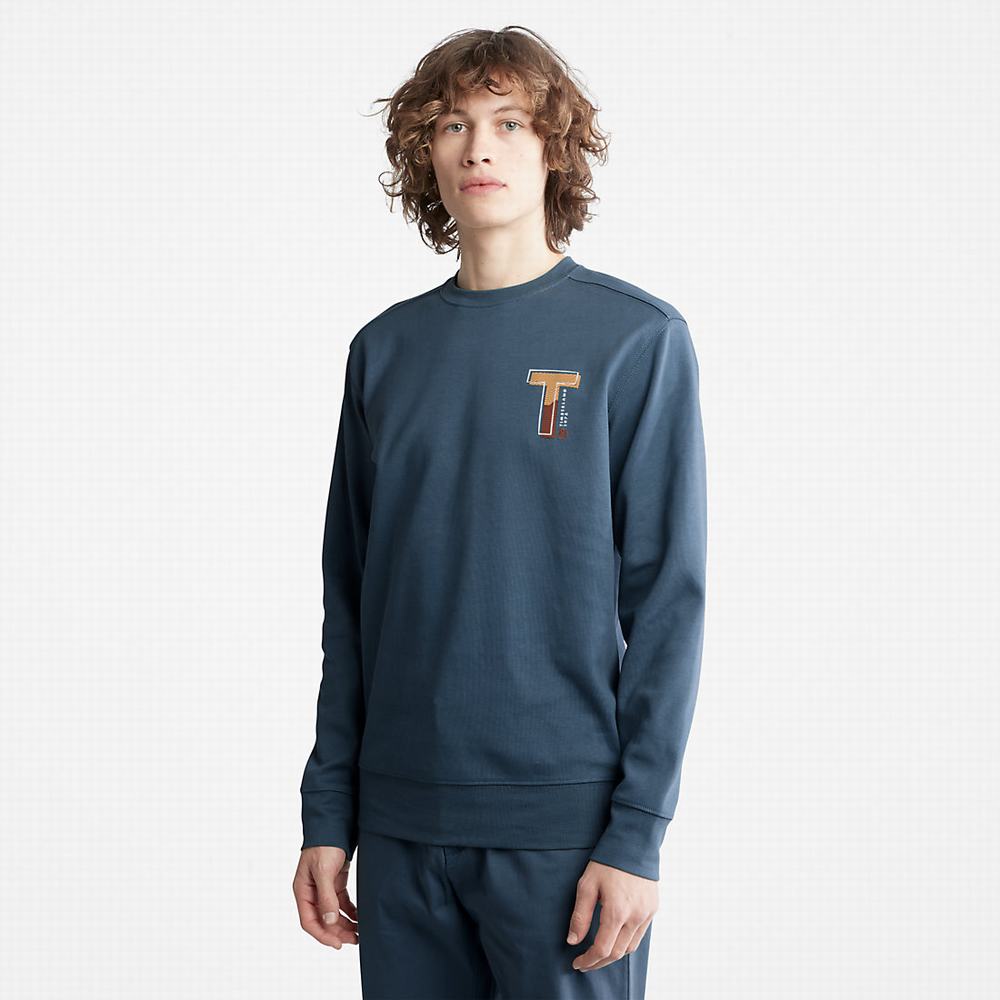 Mikiny Timberland Sweatshirt with TimberFresh™ Technológie Panske Modre | OD5902371