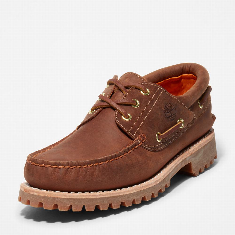 Mokasiny Timberland Authentic 3-Eye Panske Svetlo Hnede | IR8724096