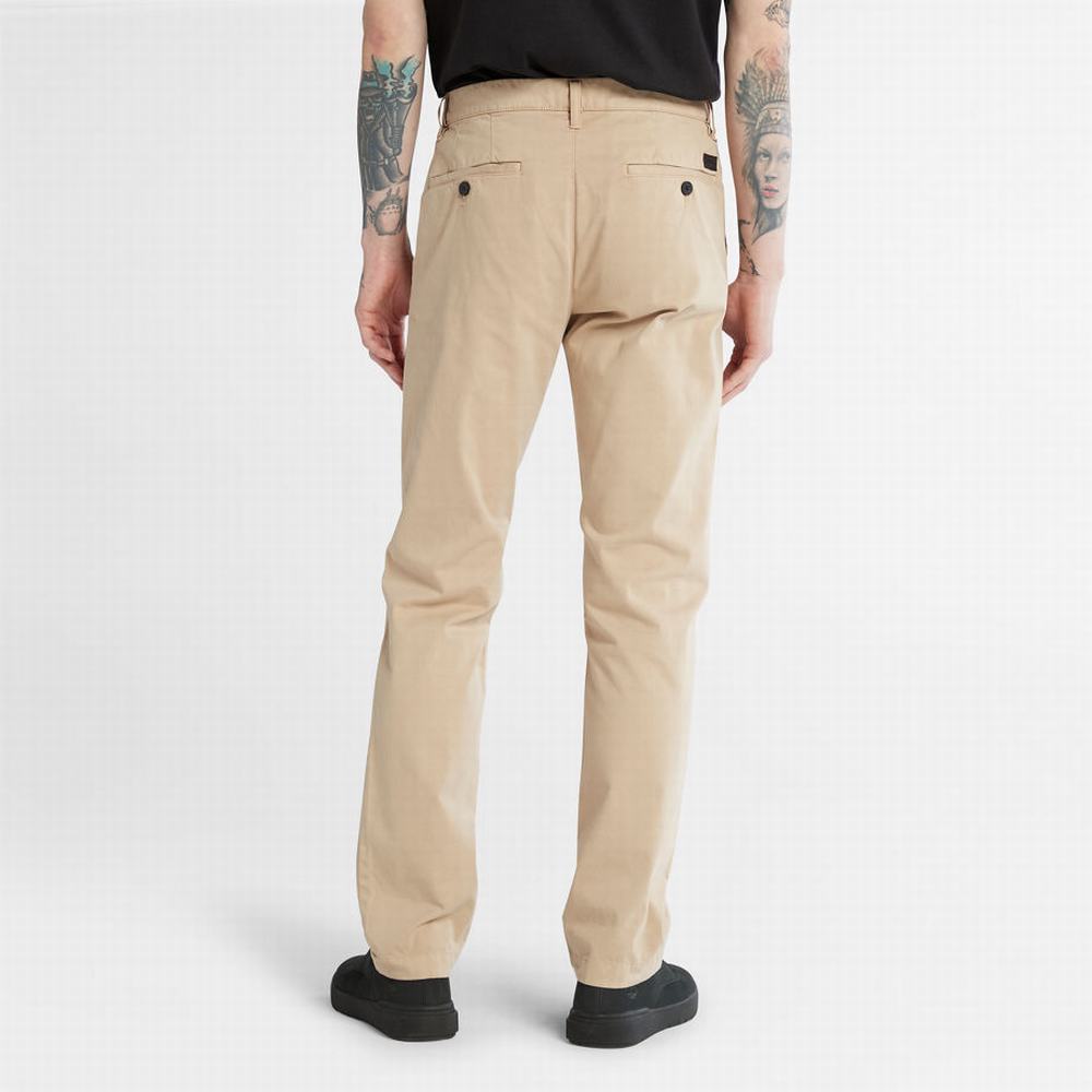 Nohavice Timberland Anti-odour Ultra-stretch Chinos Panske Béžové | TW7019582