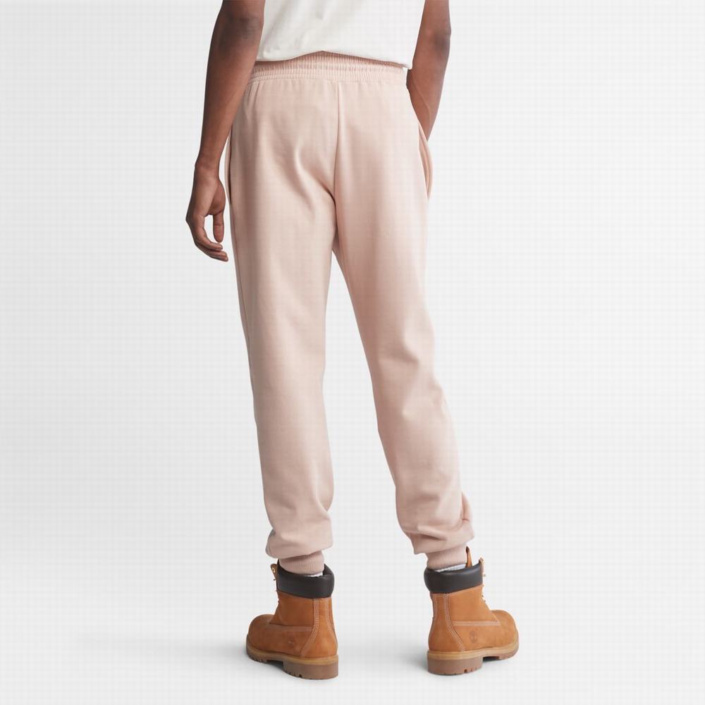 Nohavice Timberland Logo Sweatpants Panske Ruzove | CI3086915