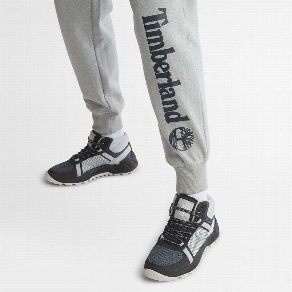 Nohavice Timberland Logo Sweatpants Panske Siva Tmavo Modre | SL4305279