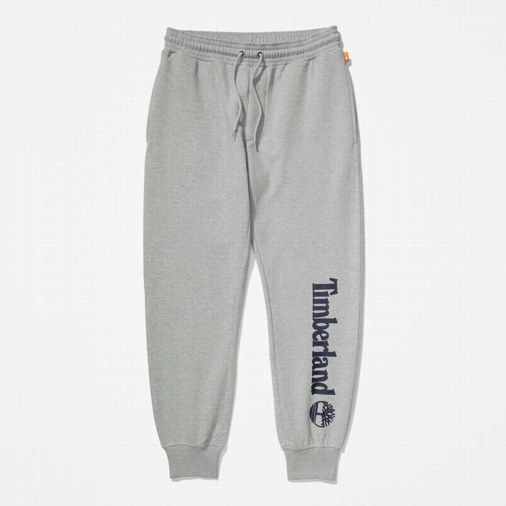 Nohavice Timberland Logo Sweatpants Panske Siva Tmavo Modre | SL4305279