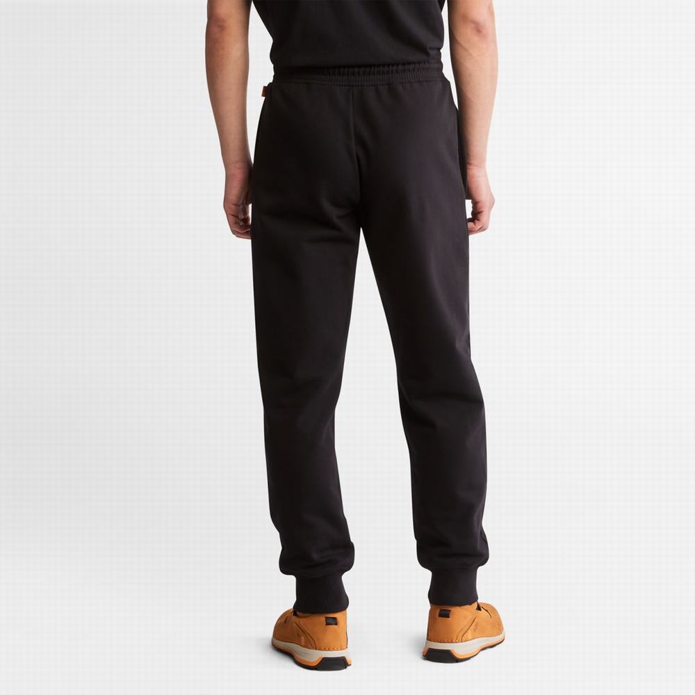 Nohavice Timberland Logo Sweatpants Panske Čierne Hnede | XN5726093