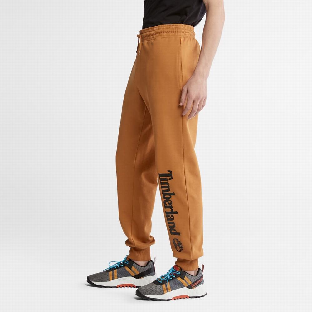 Nohavice Timberland Logo Sweatpants Panske Hnede Čierne | YZ0758316