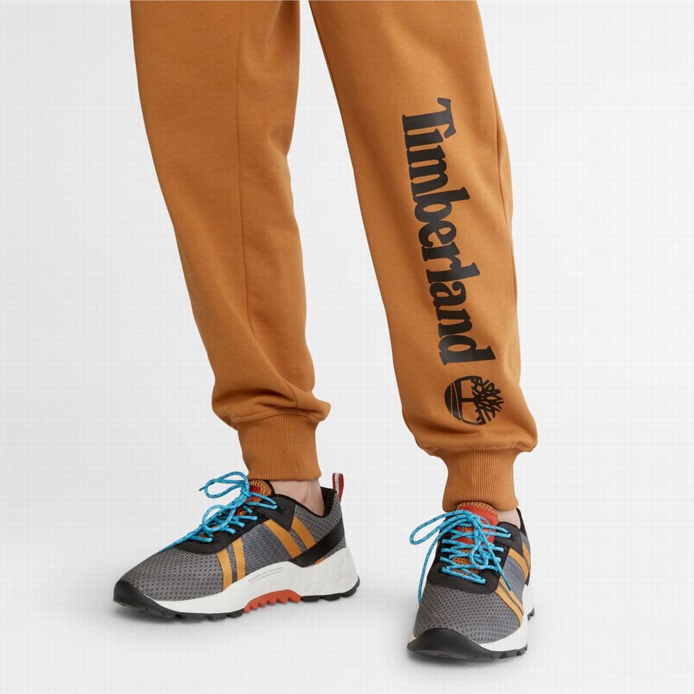 Nohavice Timberland Logo Sweatpants Panske Hnede Čierne | YZ0758316