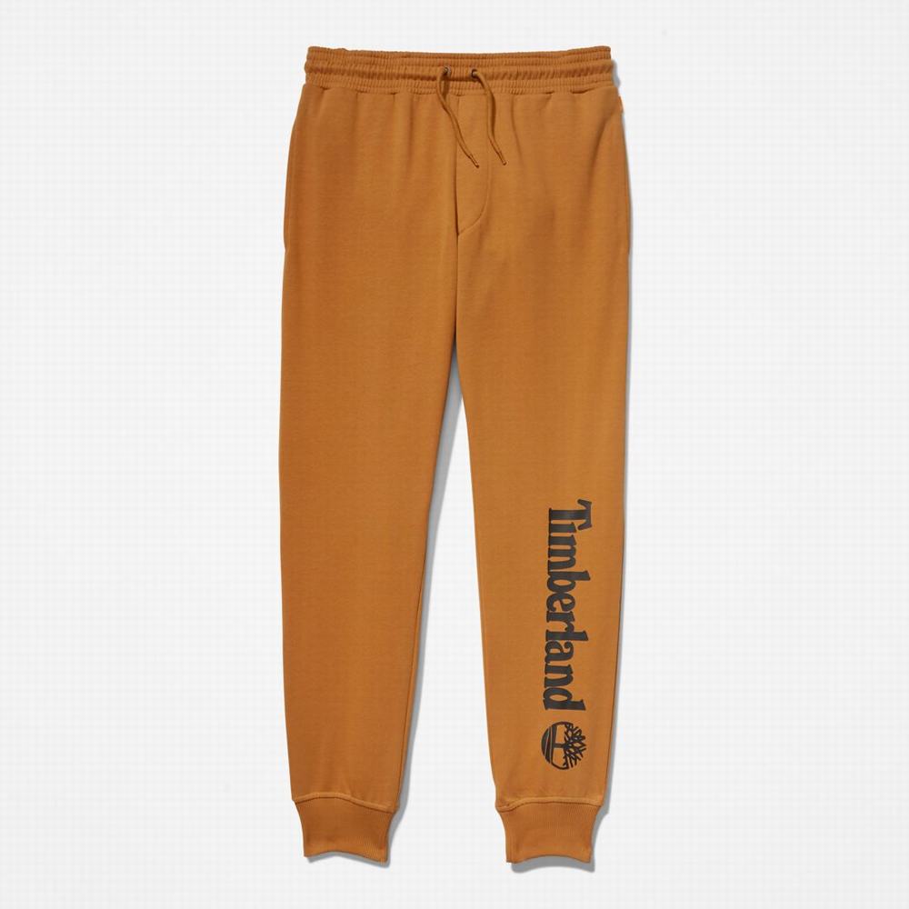 Nohavice Timberland Logo Sweatpants Panske Hnede Čierne | YZ0758316