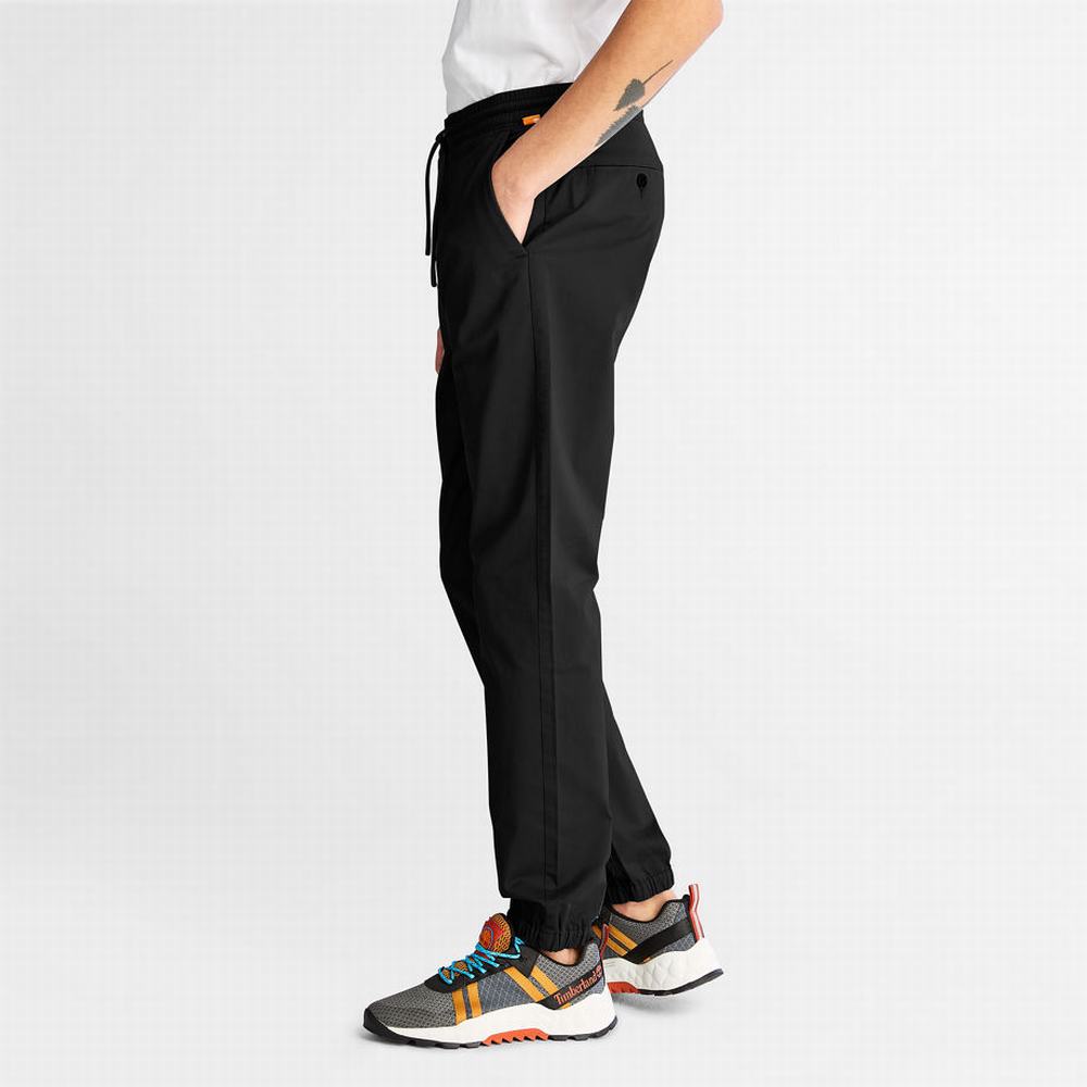 Nohavice Timberland Lovell Lake Stretch Tracksuit Bottoms Panske Čierne | DG5478320