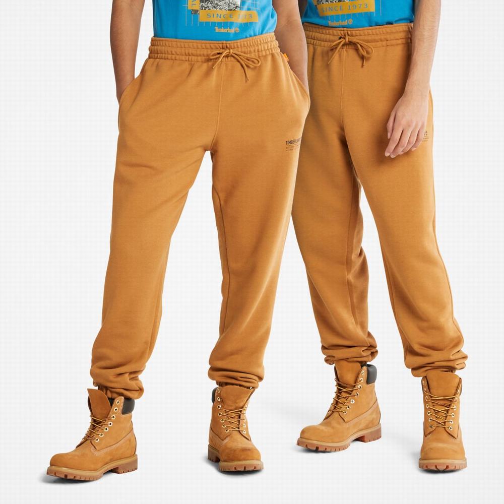 Nohavice Timberland Luxe Pohodlie Sweatpants Damske Hnede | AY0831749