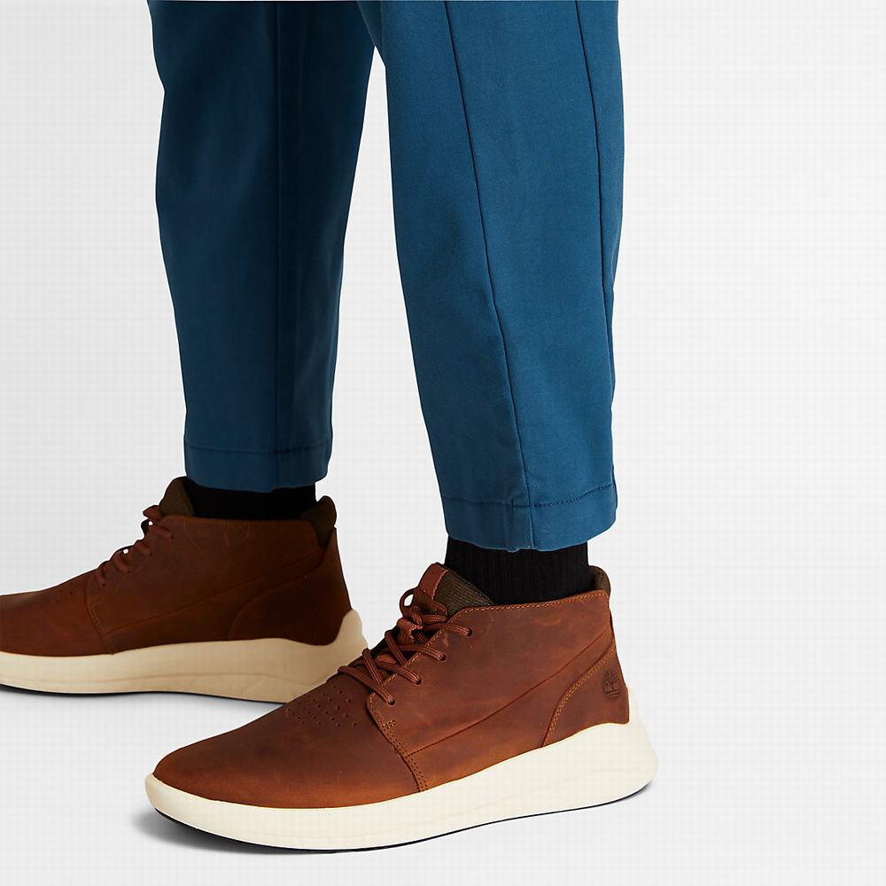 Nohavice Timberland Re-Pohodlie EK+ Tapered Panske Modre | ZQ4851072