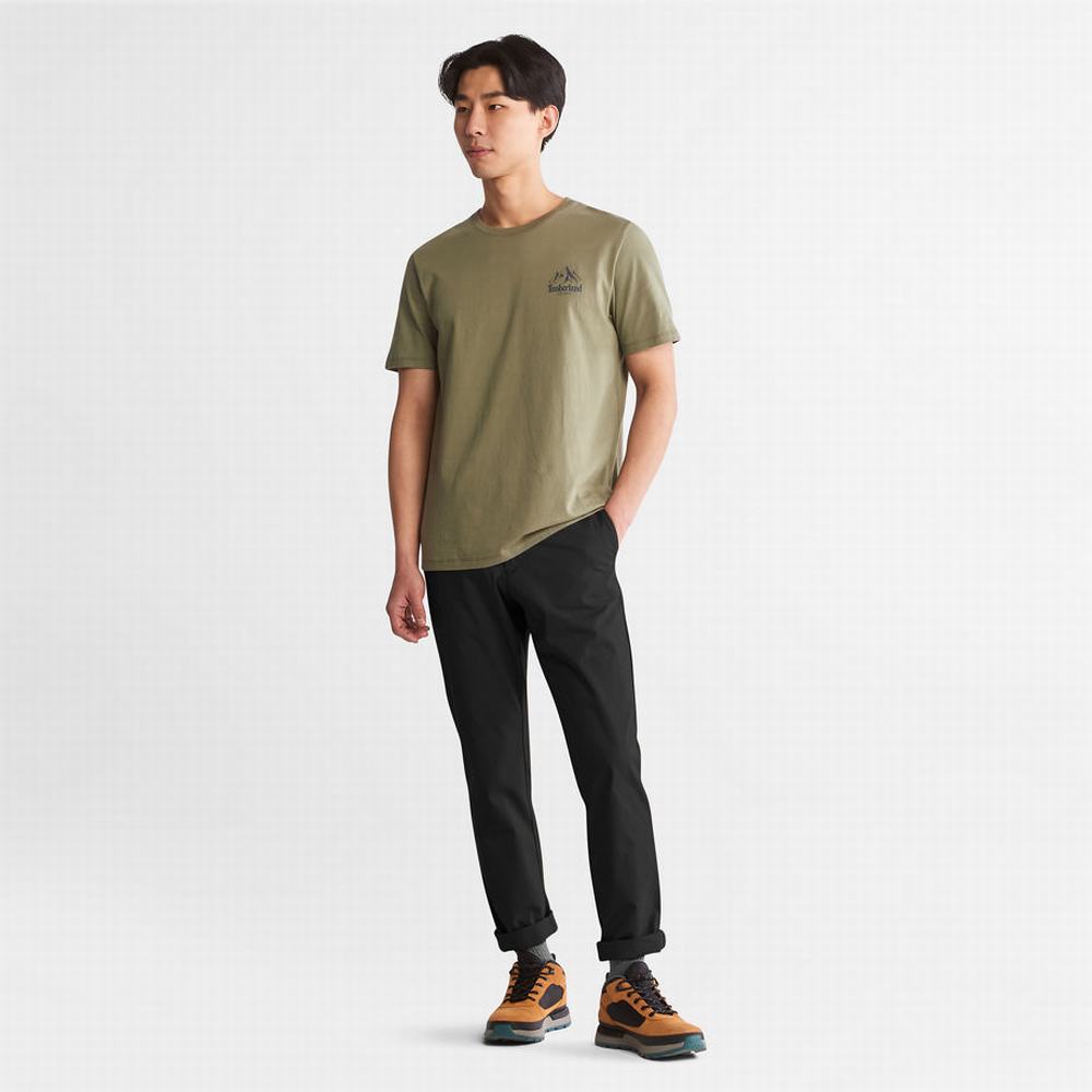 Nohavice Timberland Sargent Lake Chinos Panske Čierne | AN5830241