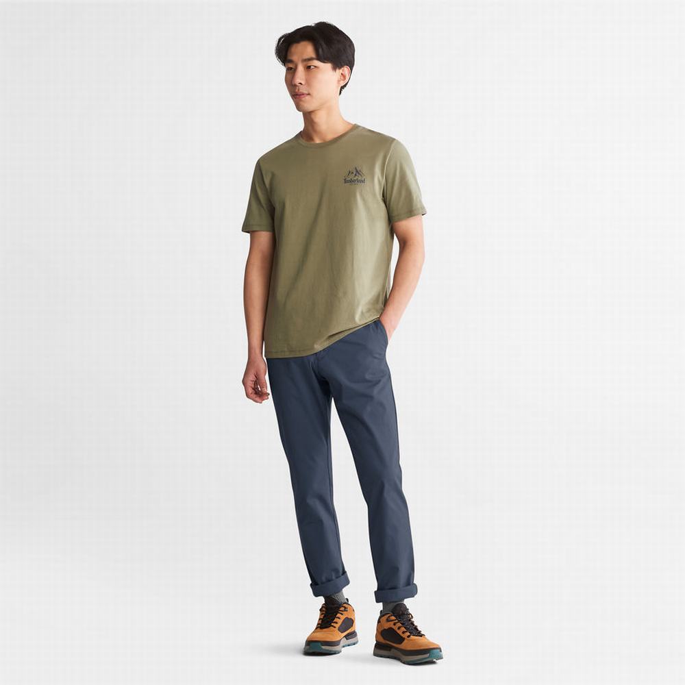 Nohavice Timberland Sargent Lake Chinos Panske Modre | DR2563801