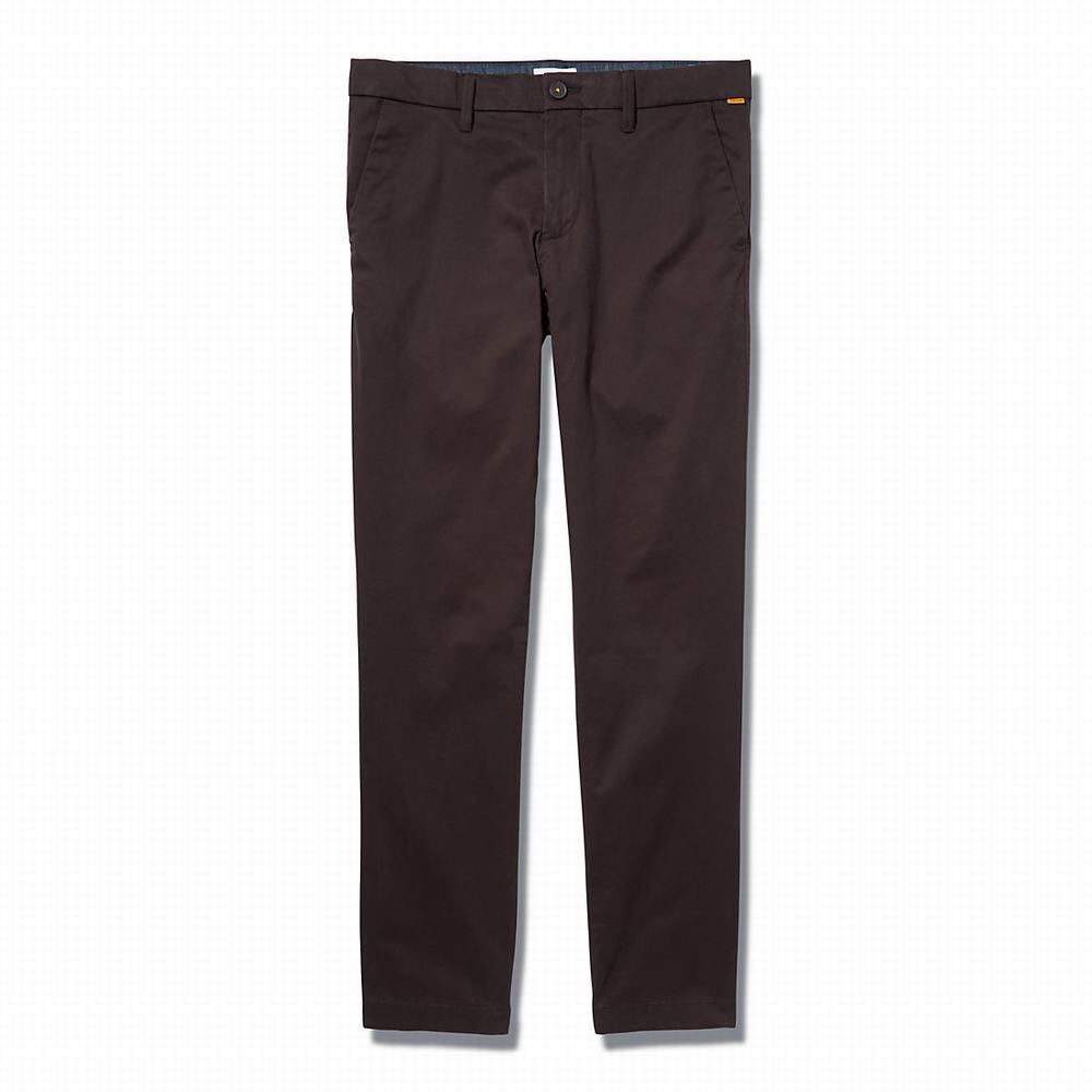 Nohavice Timberland Sargent Lake Chinos Panske Tmavo Hnede | SV7805619