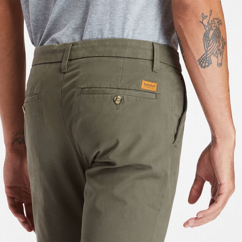 Nohavice Timberland Sargent Lake Chinos Panske Zelene | XO8321679