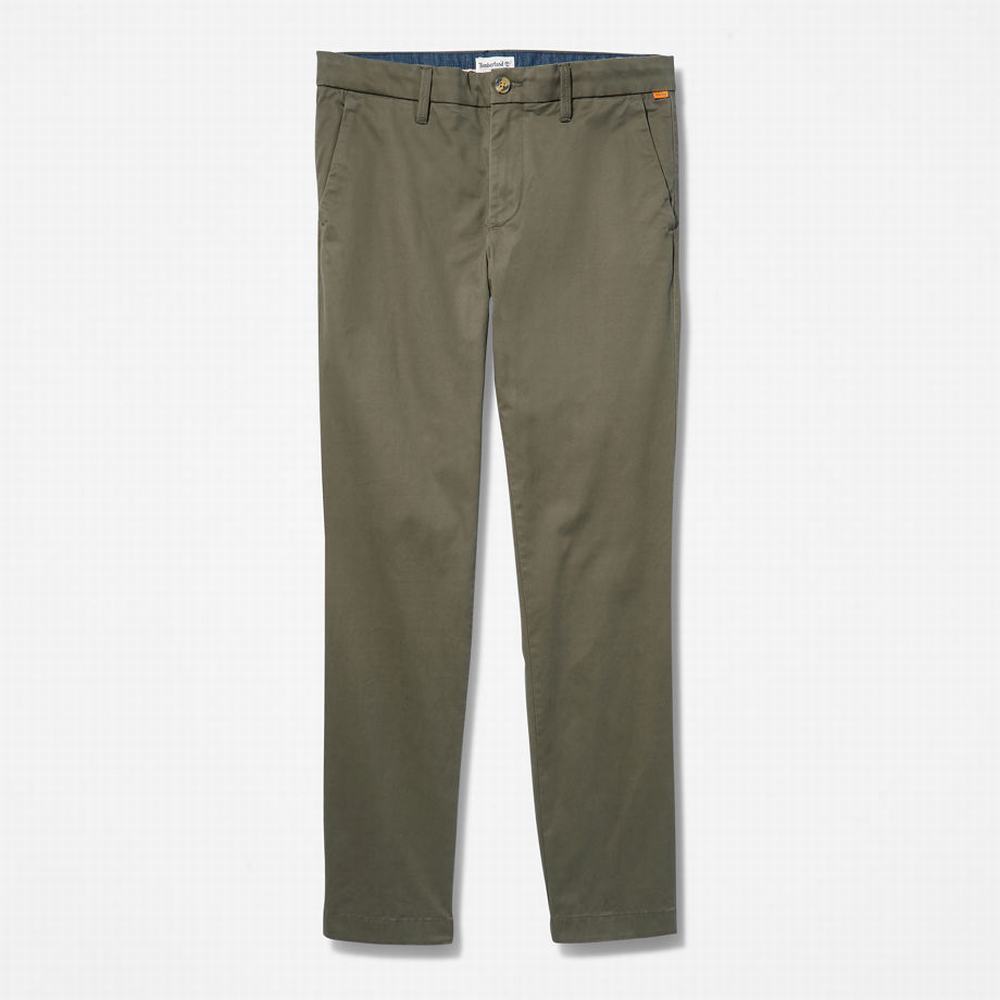 Nohavice Timberland Sargent Lake Chinos Panske Zelene | XO8321679