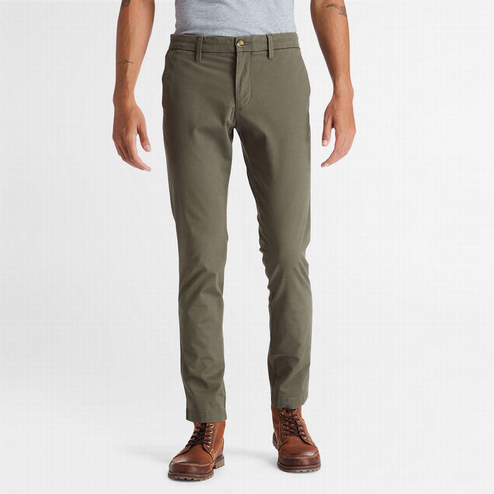 Nohavice Timberland Sargent Lake Chinos Panske Zelene | XO8321679