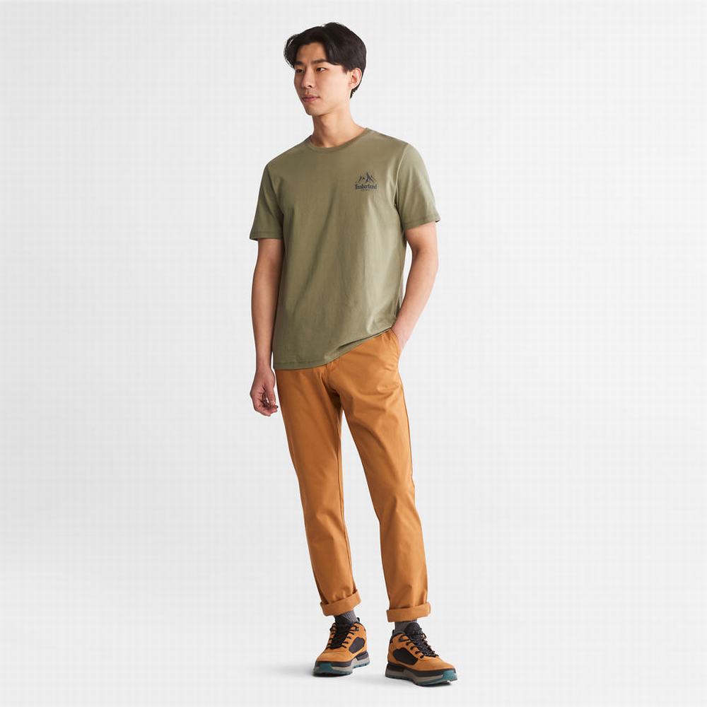 Nohavice Timberland Sargent Lake Chinos Panske Žlté | YS4652370