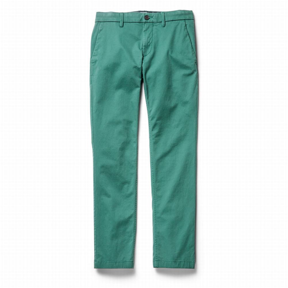 Nohavice Timberland Sargent Lake Slim-Fit Chinos Panske Zelene | BO3952806