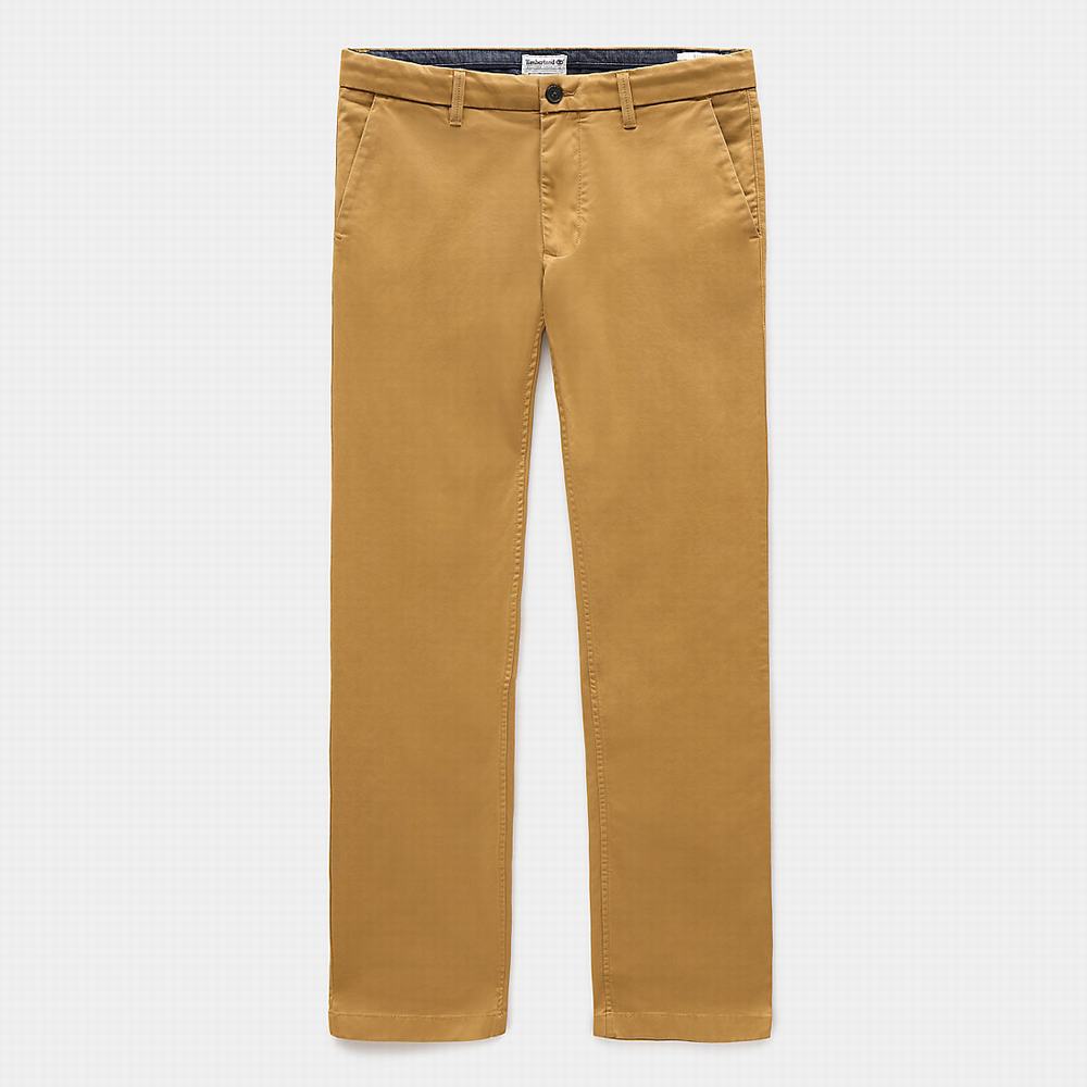 Nohavice Timberland Sargent Lake Slim-Fit Chinos Panske Žlté | BY4526107