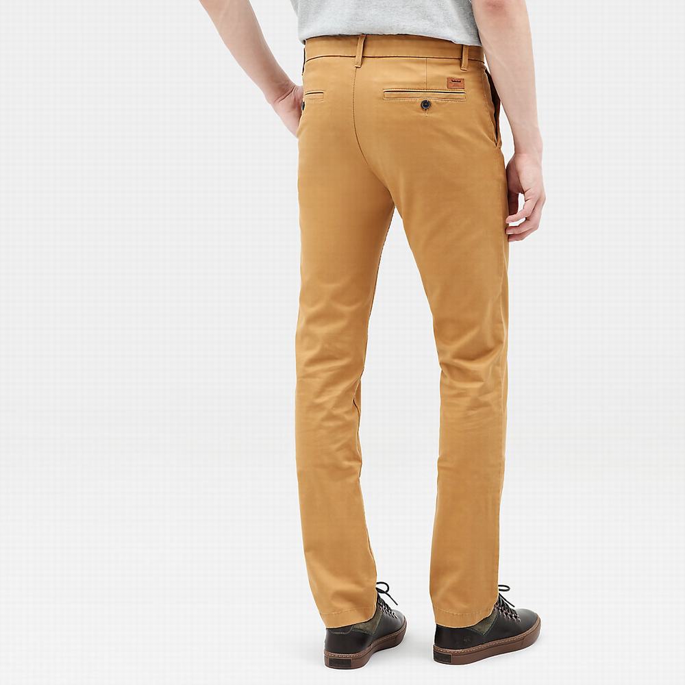 Nohavice Timberland Sargent Lake Slim-Fit Chinos Panske Žlté | BY4526107