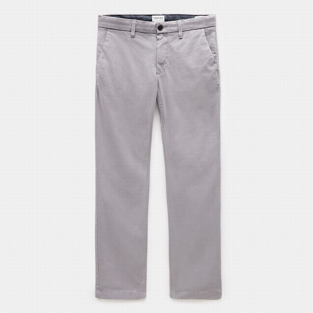 Nohavice Timberland Sargent Lake Slim-Fit Chinos Panske Siva | HB0356789