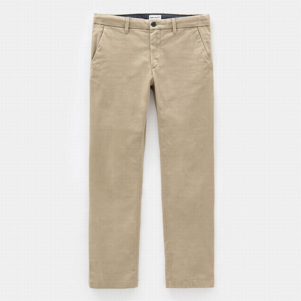 Nohavice Timberland Sargent Lake Slim-Fit Chinos Panske Hnedožltý | YN2306957