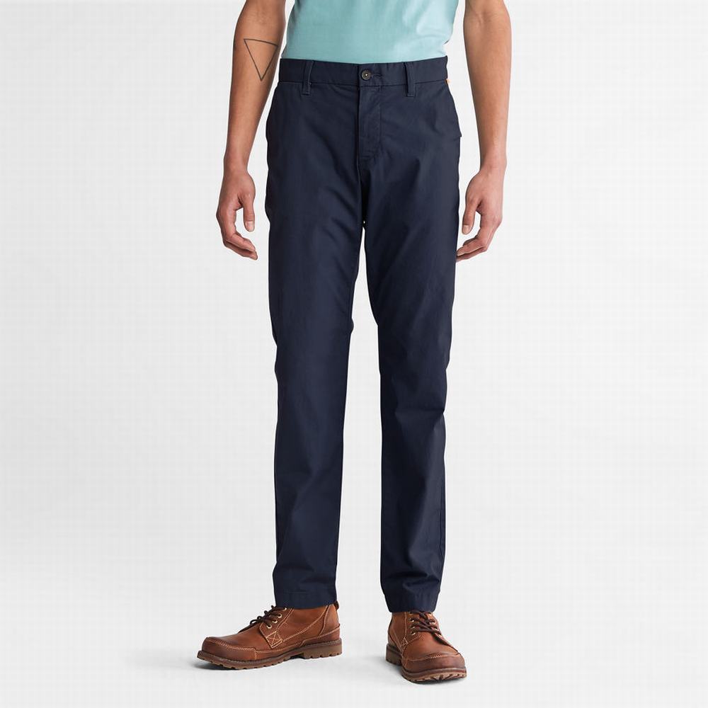 Nohavice Timberland Sargent Lake Stretch Chinos Panske Námornícka Modrá | AV0548619