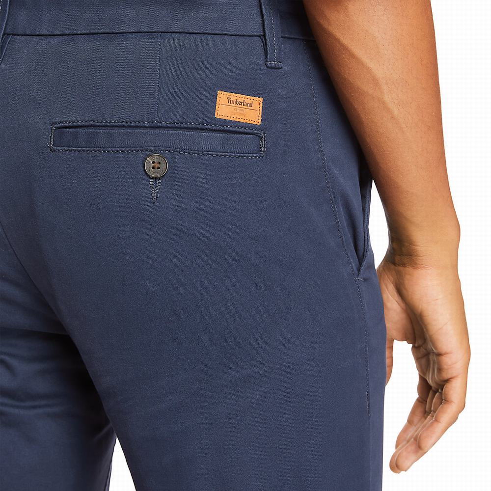 Nohavice Timberland Sargent Lake Stretch Chinos Panske Námornícka Modrá | JE0567938