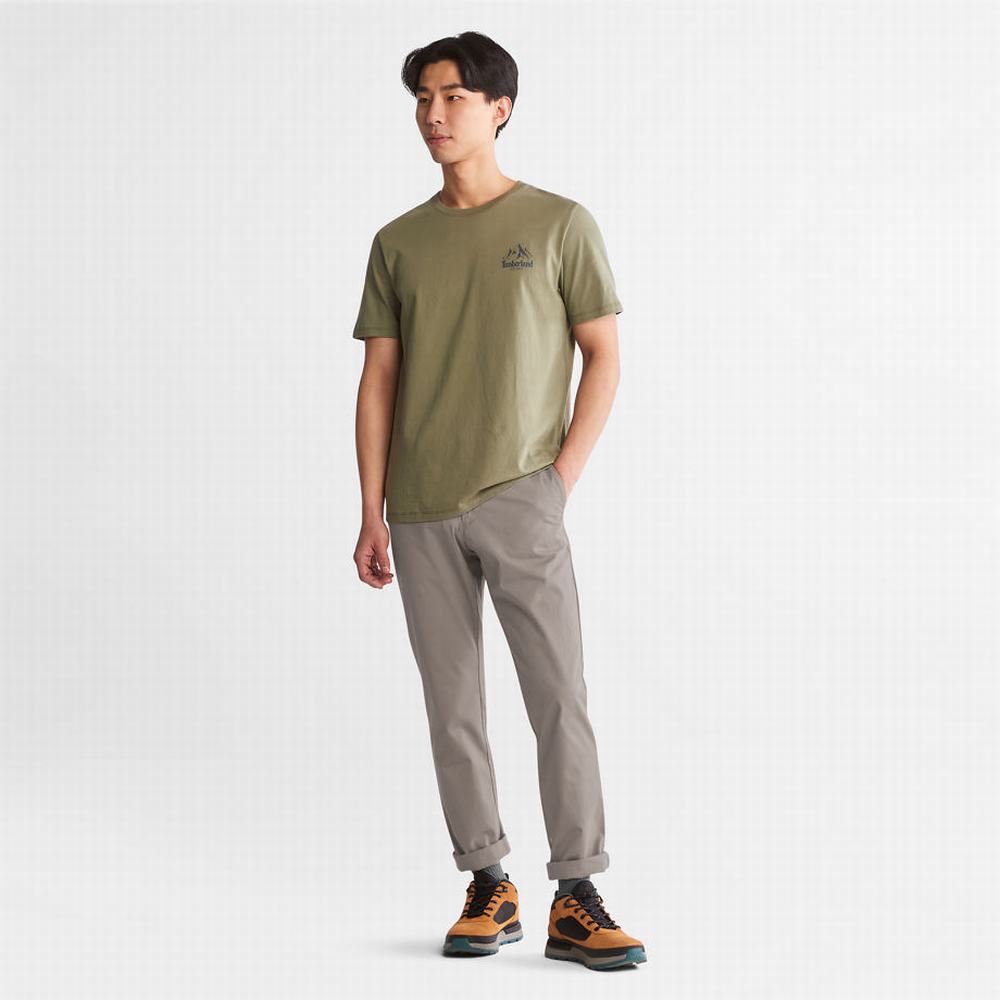 Nohavice Timberland Sargent Lake Stretch Chinos Panske Siva | VR9278415