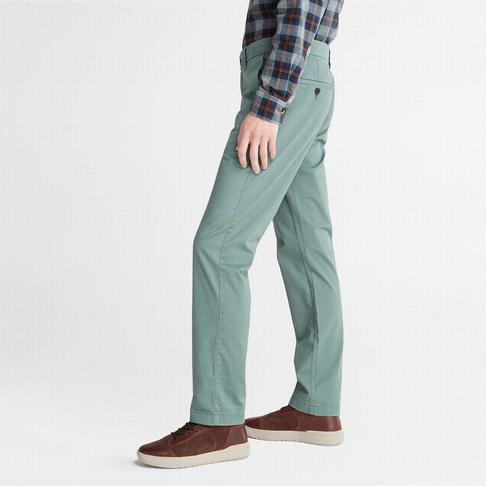 Nohavice Timberland Sargent Lake Stretch Chino Panske Zelene | VS3245106