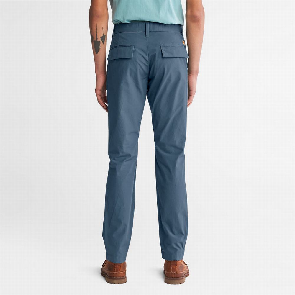 Nohavice Timberland Sargent Lake Stretch Chinos Panske Modre | YZ9147582