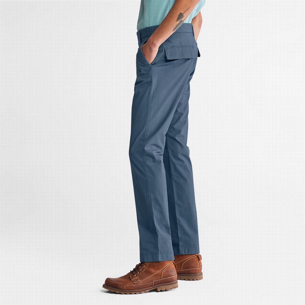 Nohavice Timberland Sargent Lake Stretch Chinos Panske Modre | YZ9147582