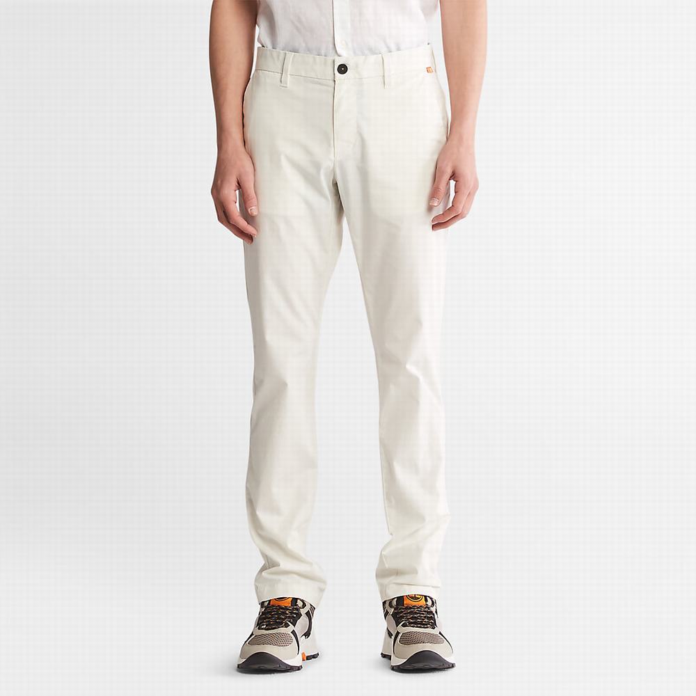 Nohavice Timberland Sargent Lake Super-Lightweight Chinos Panske Biele | ON4062597