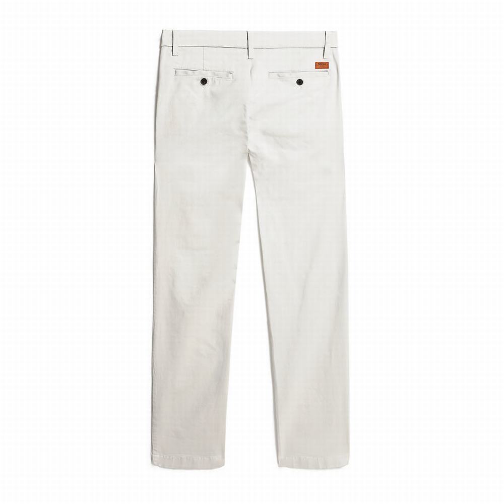 Nohavice Timberland Sargent Lake Twill Chinos Panske Svetlo Siva | GD8341269