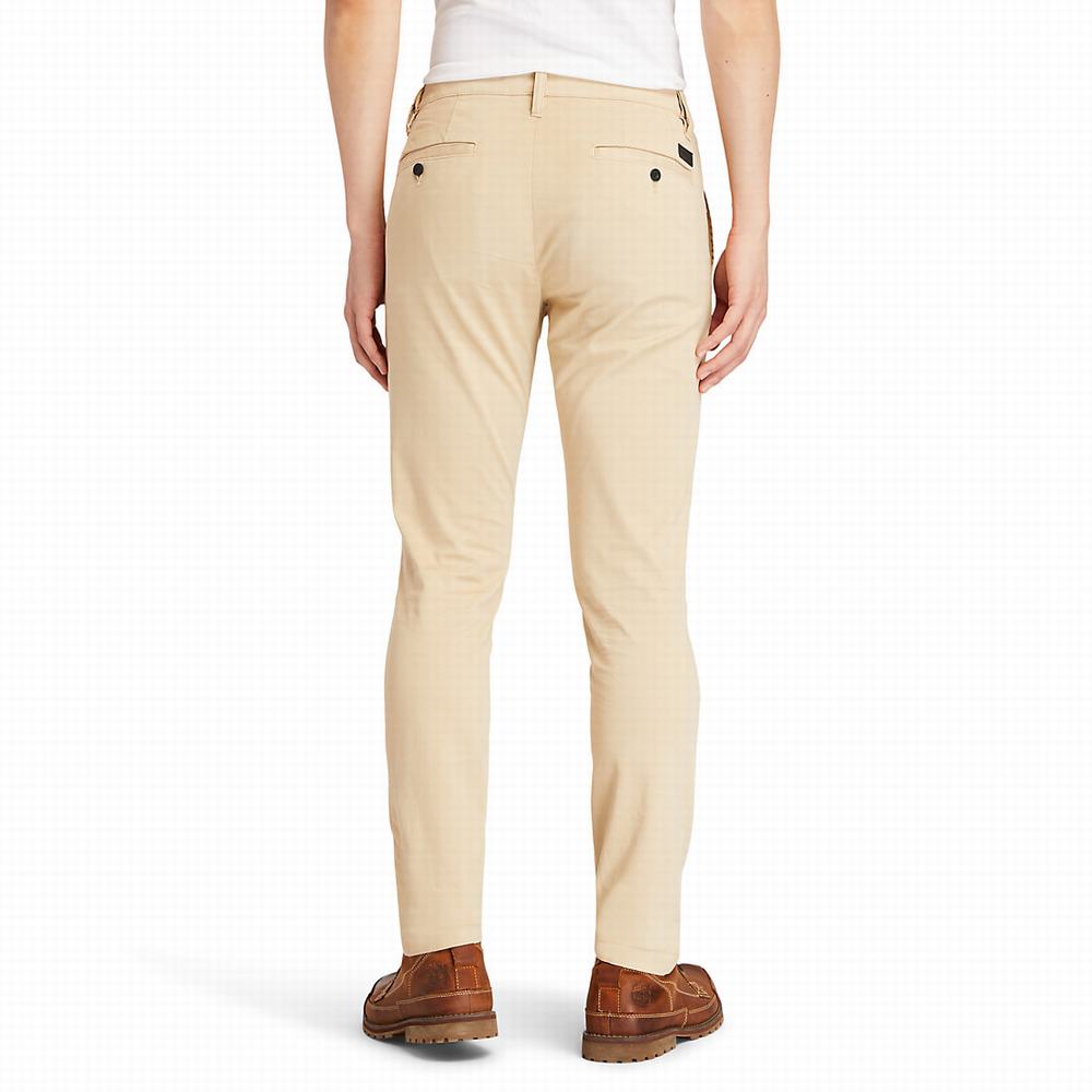 Nohavice Timberland Sargent Lake Ultrastretch Chinos Panske Béžové | XQ8759642