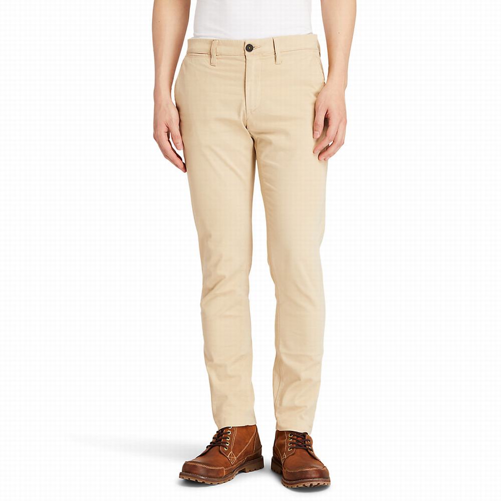 Nohavice Timberland Sargent Lake Ultrastretch Chinos Panske Béžové | XQ8759642