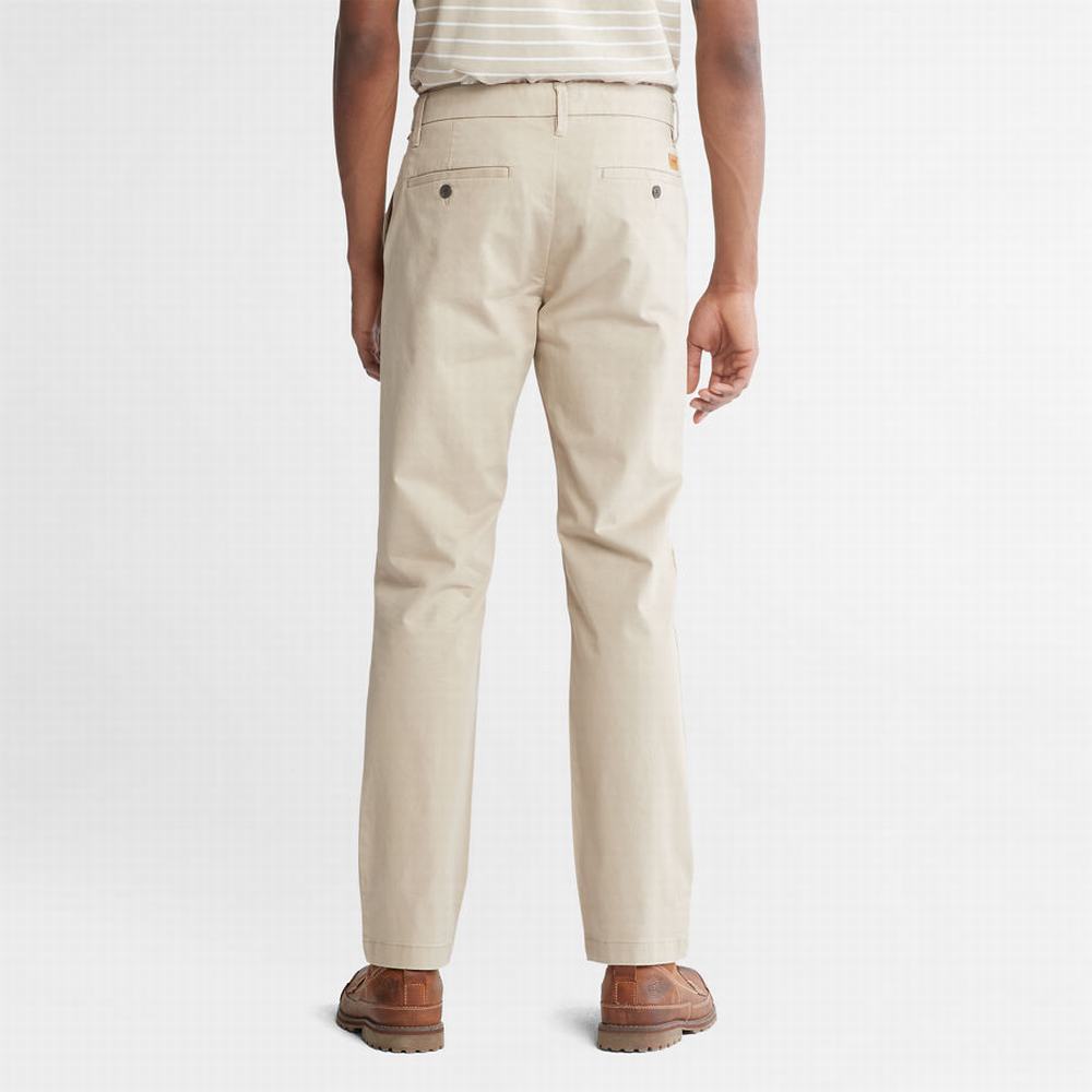 Nohavice Timberland Squam Lake Stretch Chinos Panske Béžové | VR6457198